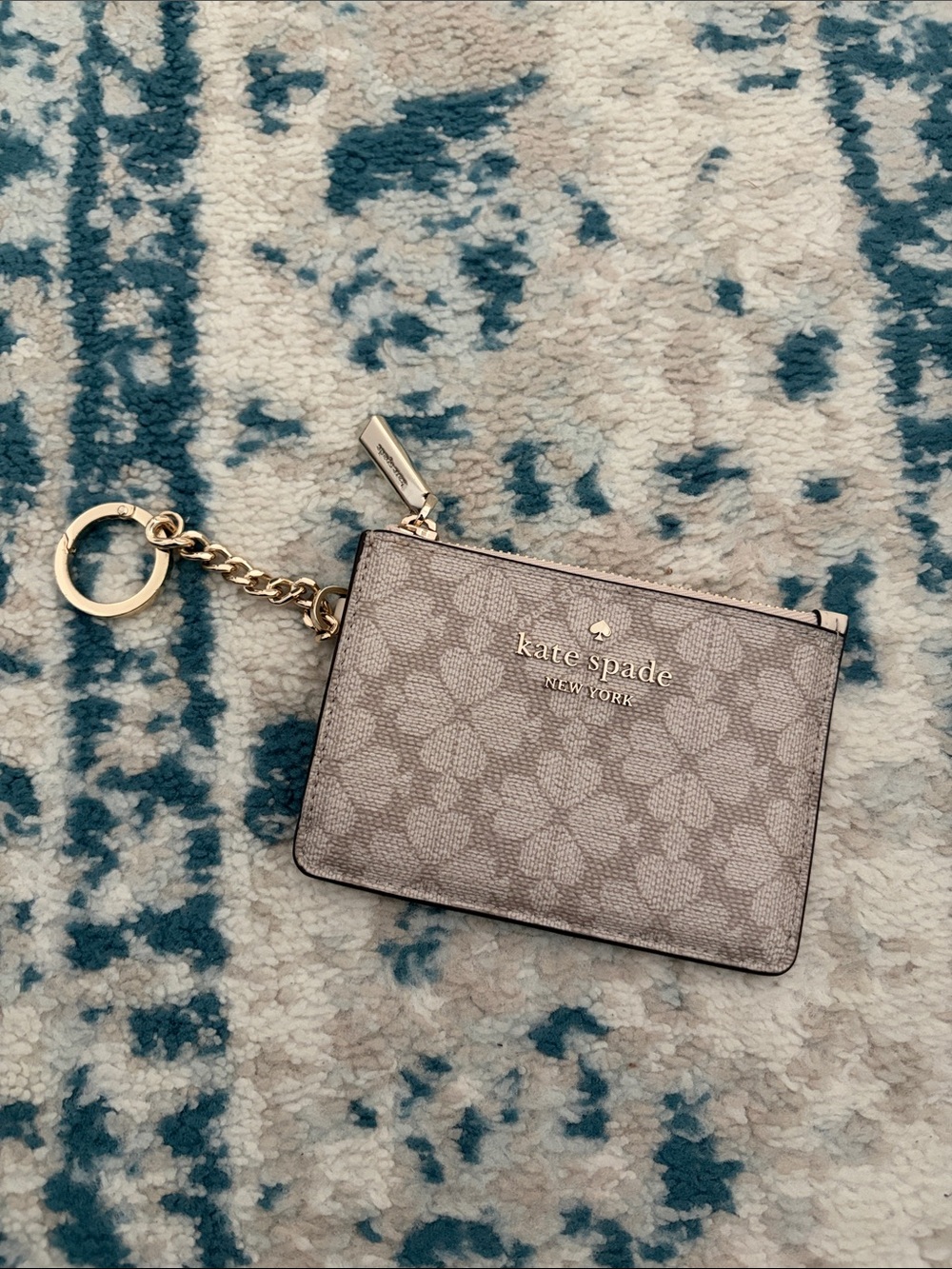 kate spade floral card holder